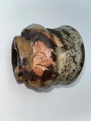 GUINOMI ウォールナット Kuma Shino Guinomi by Kumano Kurouemon (b 1955) — CeramicARTyson